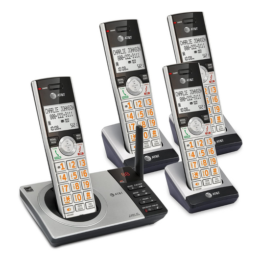 4-Handset Cordless Phone for Home with Answering Machine