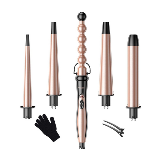 5 in 1 Professional Curling Iron Wand Set